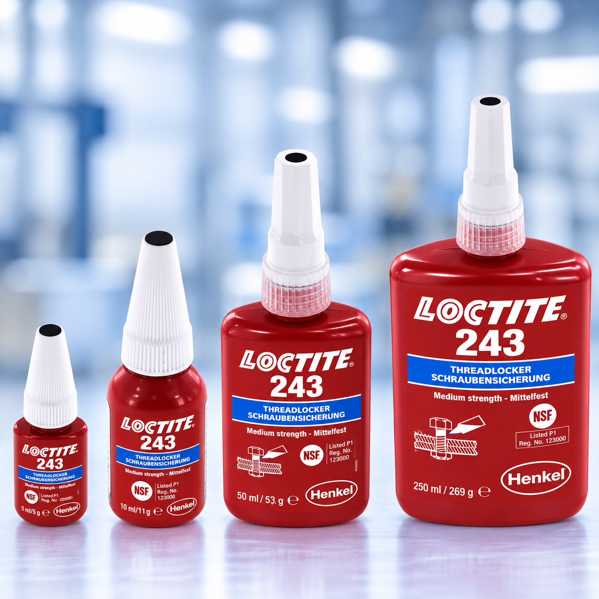 Henkel Loctite 243 Anaerobe Schraubensicherung mittelfest 5ml