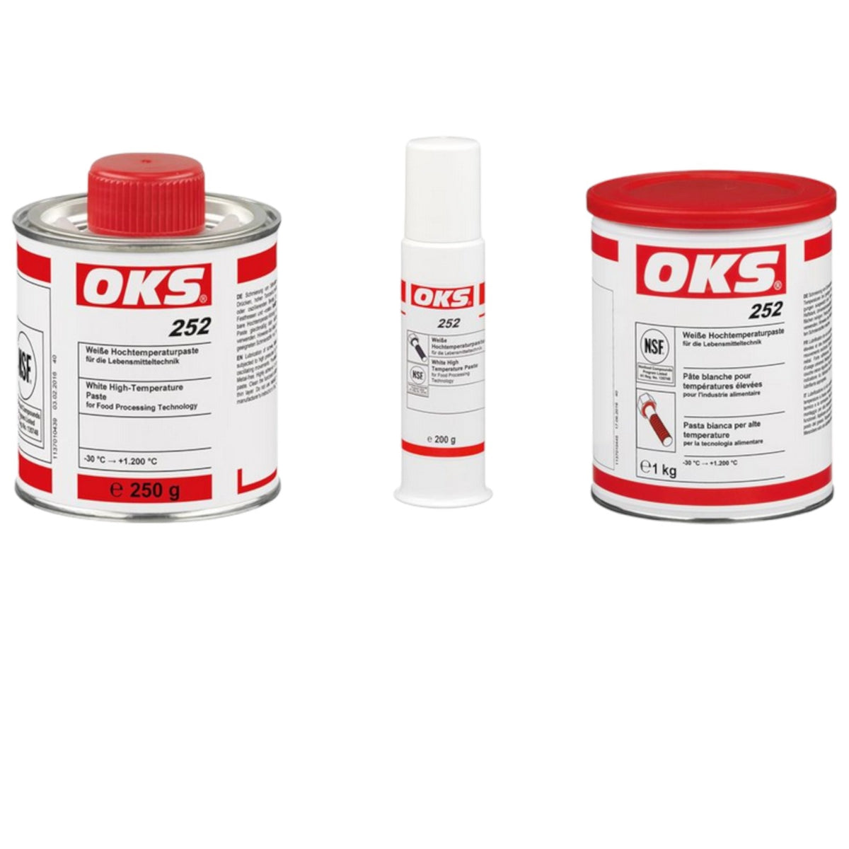 OKS 252 | Weiße Hochtemperaturpaste | 1kg Dose