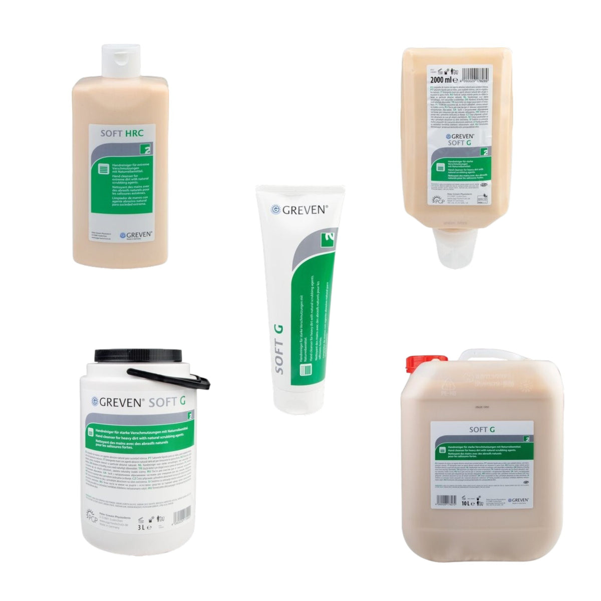 Greven Handwaschpaste Spenderflasche | 0,5 Liter