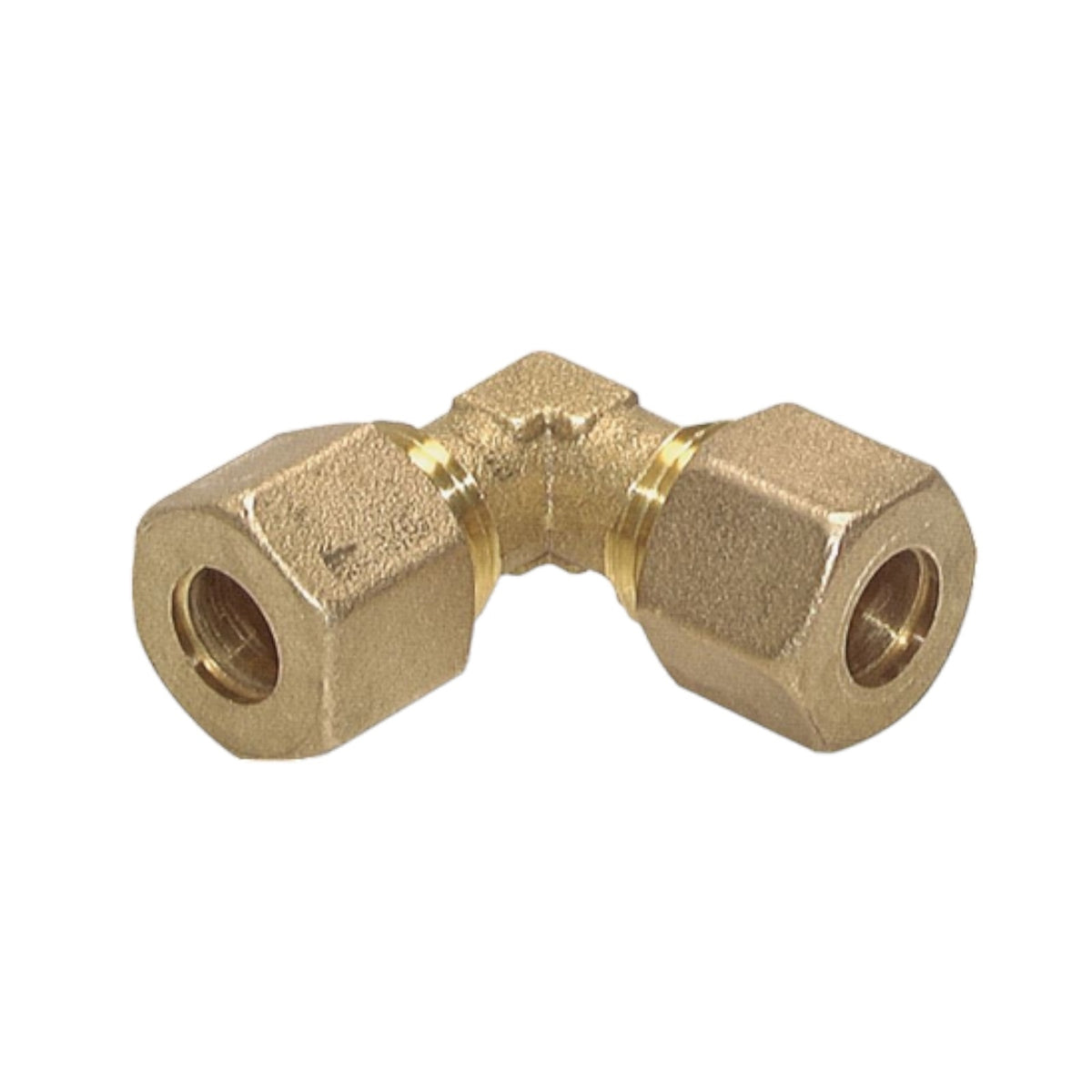 Klemmringverschraubung Winkel 6 (M10x1 mm) Messing