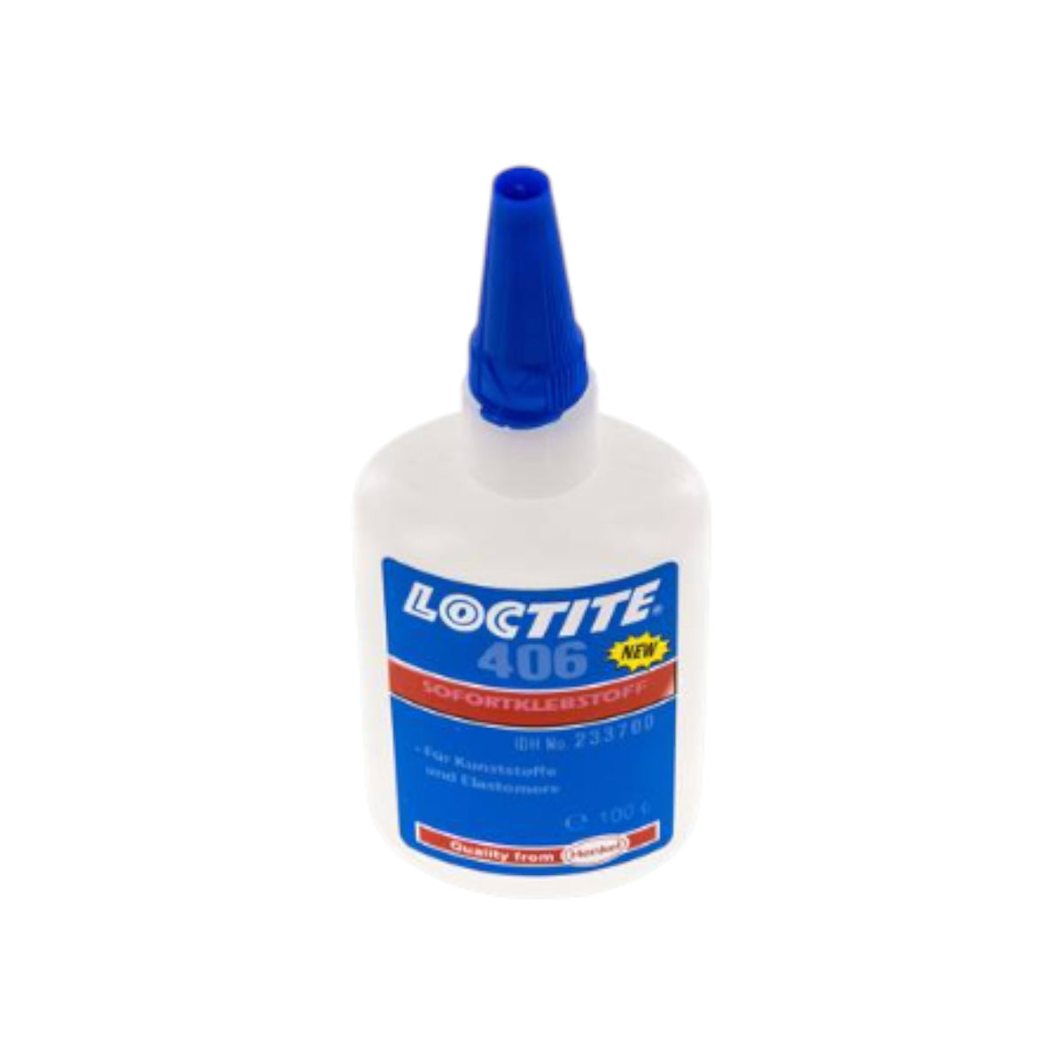 Henkel Loctite 406 Sekundenkleber für Kunststoffe und Elastomere | 100g