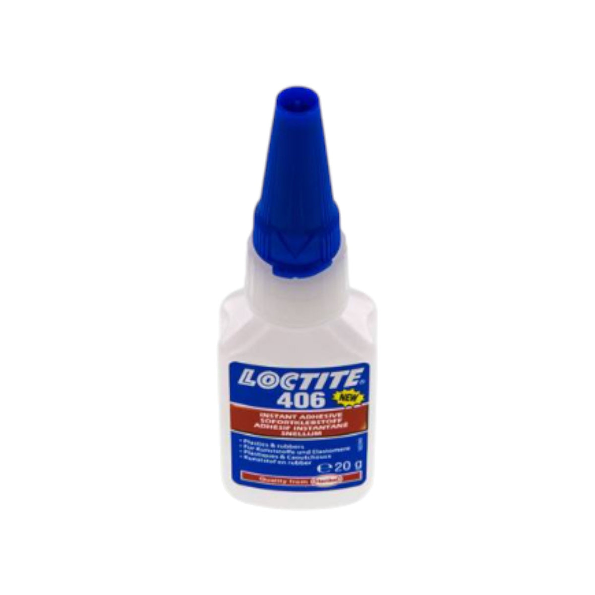 Henkel Loctite 406 Sekundenkleber für Kunststoffe und Elastomere | 20g