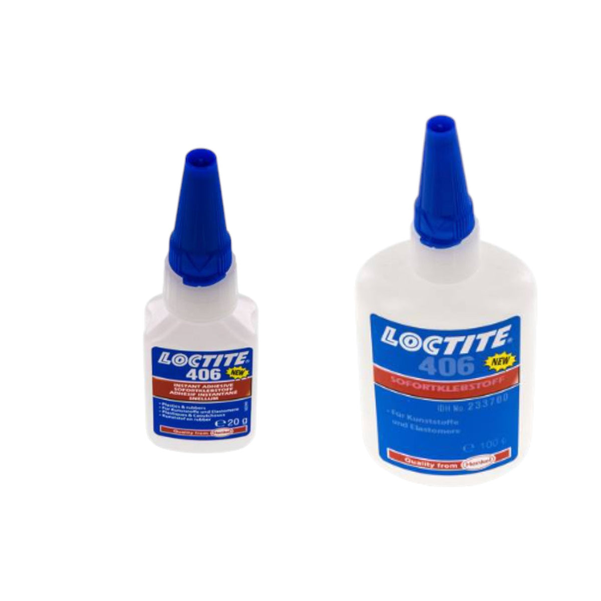 Henkel Loctite 406 Sekundenkleber für Kunststoffe und Elastomere | 100g