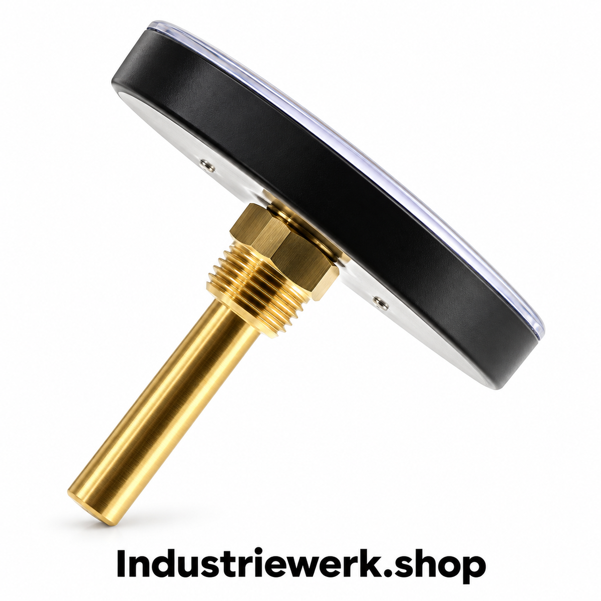 WIKA Bimetallthermometer KU waagerecht Ø 63mm | 0-60°C | 100mm lang